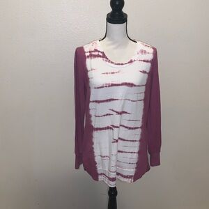 Dakini Tie Dye Stretchy Pullover Sweatshirt